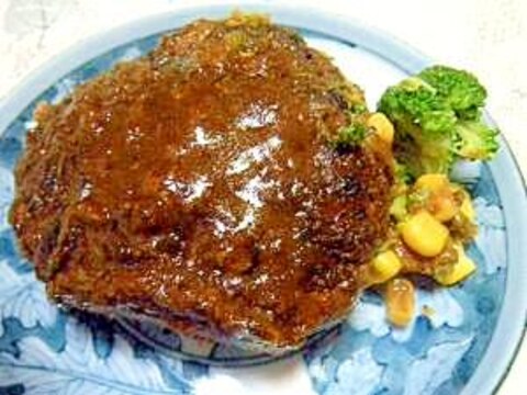 糖質制限食レシピ(1)豆腐おからハンバーグ